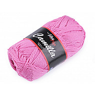 Fir de tricotat Camilla, 50 g - roz