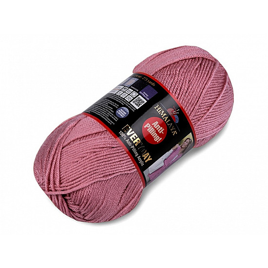 Fir de tricotat Everyday, 100 g - roz vintage